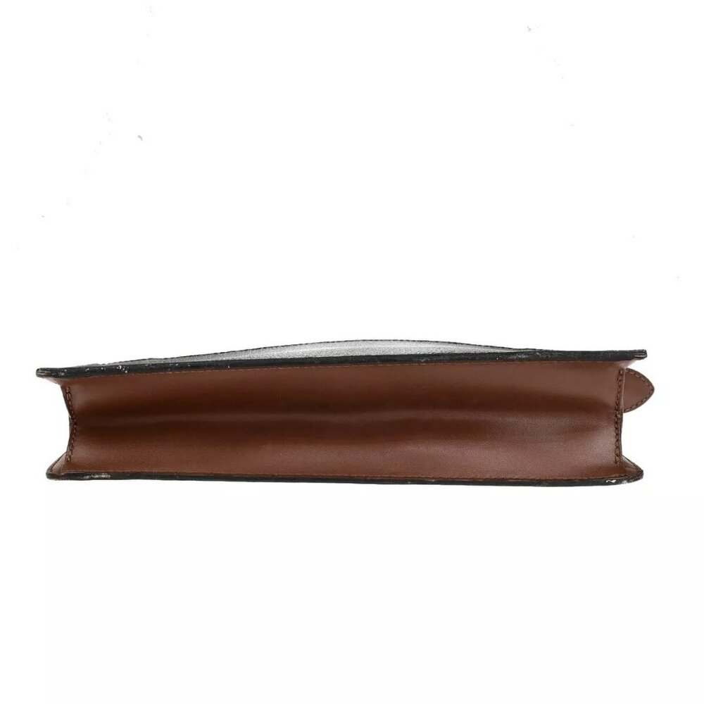 LOUIS VUITTON LV Pochette Homme Clutch Bag Monogram Leather Brown M51795 60ED261 - Picture 5 of 16